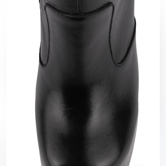 NWOT Jeffrey Campbell black platform HeyJoe knee high boots size 6.5. Funky cool - Picture 4 of 14